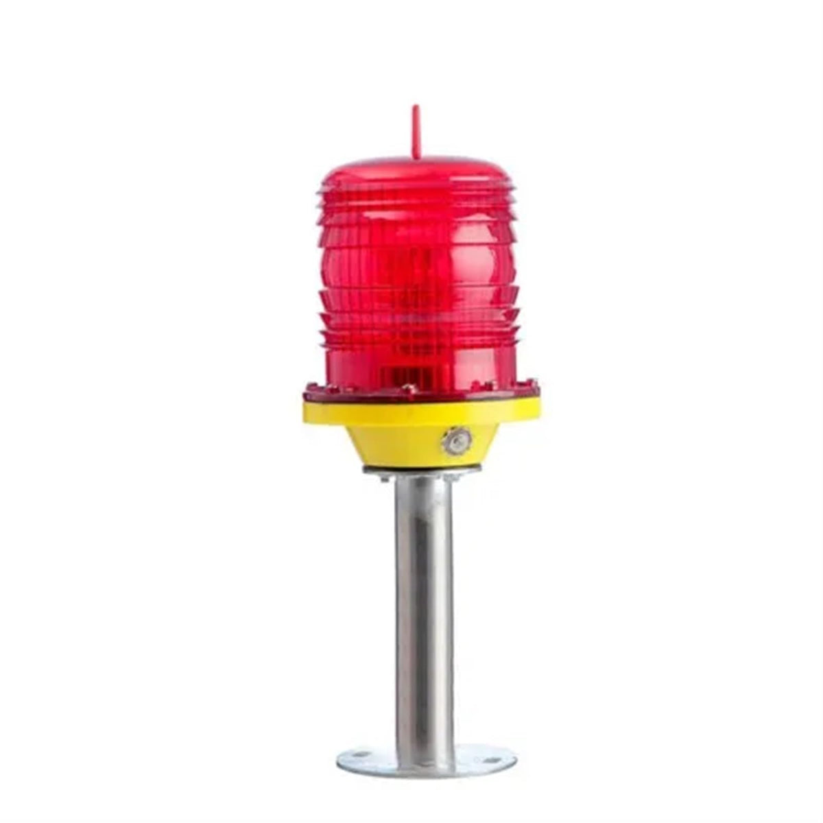 Intelligent Obstruction Light high-Altitude Building roof red Flash Low-Intensity Signal Tower Light HYT122LED(10w White)