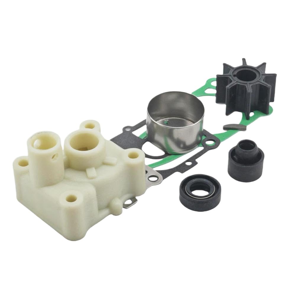 Water Pump Repair Service Kit with Housing Compatible with 9.9 15 20 9.9E 15E 20E Outboard Motors