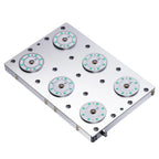 XINDIAN Three Axis Four Axis High Precision Pneumatic Zero Point Quick Replacement Fixture CNC Batch Part Processing Chuck Bridge Plate, Customizable. (K20.3-C1)