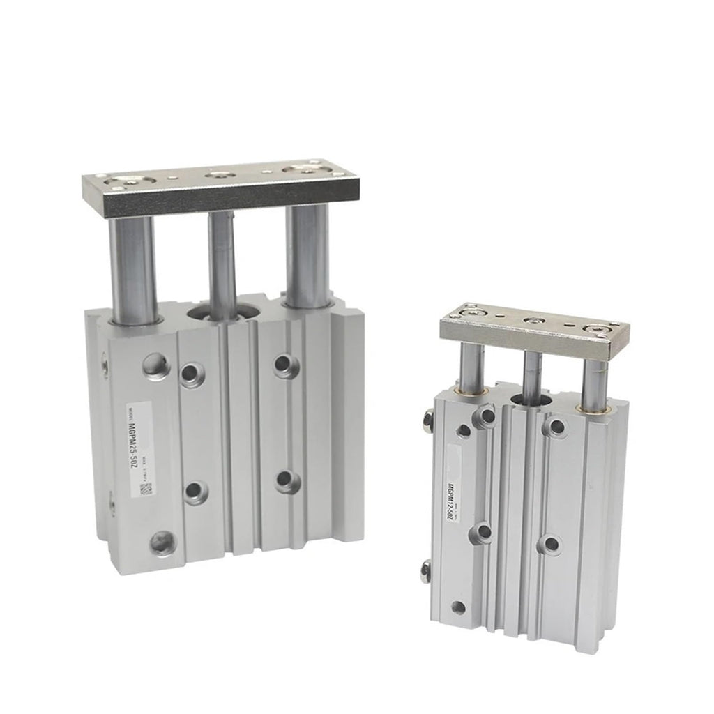 1pcs DFM-12-50-P-A-GF Compact Guide Cylinder Thin Three axis air Pneumatic Cylinder with Guide Rod DFM- bore 12 16mm Stroke 10-100mm(-100-P-A-GF,DFM-16)