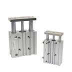 1pcs DFM-12-50-P-A-GF Compact Guide Cylinder Thin Three axis air Pneumatic Cylinder with Guide Rod DFM- bore 12 16mm Stroke 10-100mm(-100-P-A-GF,DFM-16)