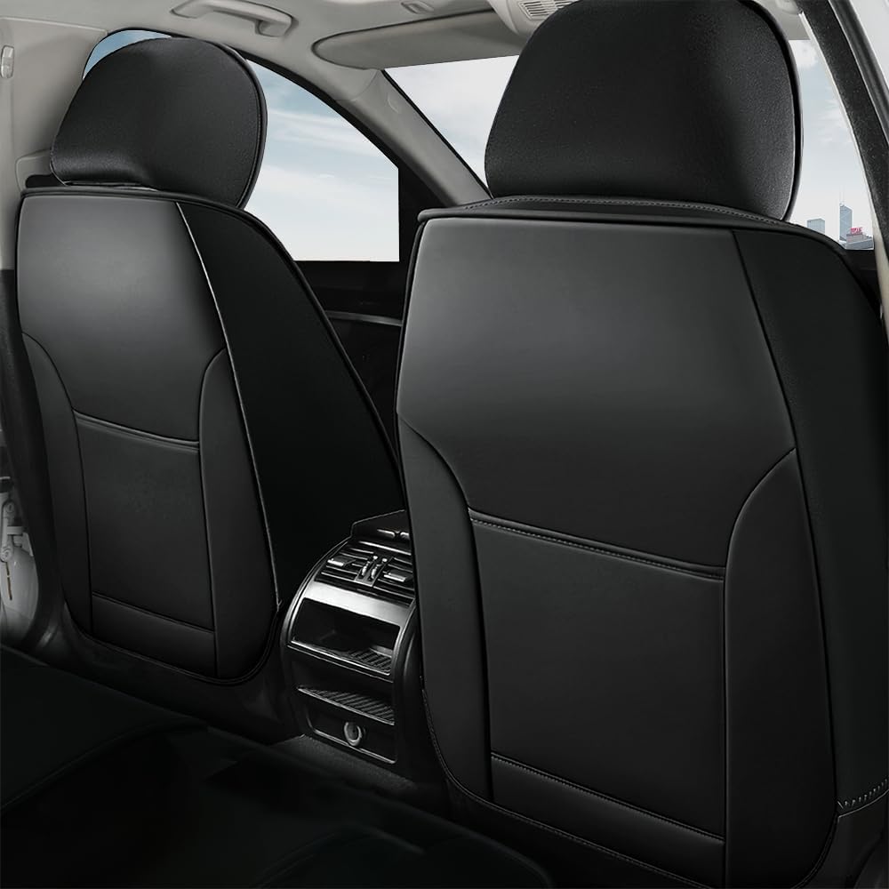 5-Seat Car Seat Cover for Honda Passport 2024, Interior Protector to Protect Car Seats from Damage, Easy Cleaning & Care (Full Black/Standard)