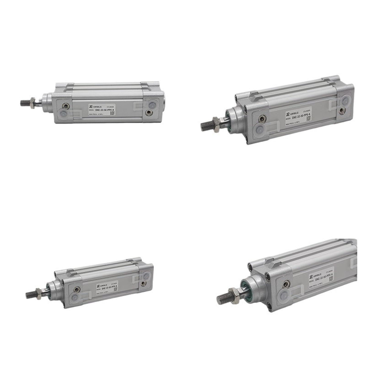 Type Aluminum Standard Air Cylinder Pneumatic Cylinder bore 63mm 25-1000mm Stroke DNC-63-125-PPV-A(100-PPV-A)