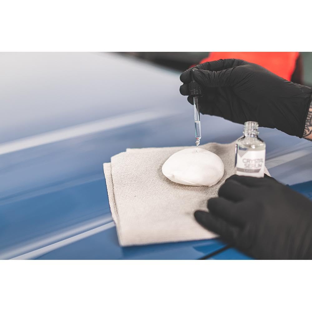 The Rag Company Gtechniq CSL Ceramic Coating & EXO 50 ml No Soak Coating Applicator Kit Bundle