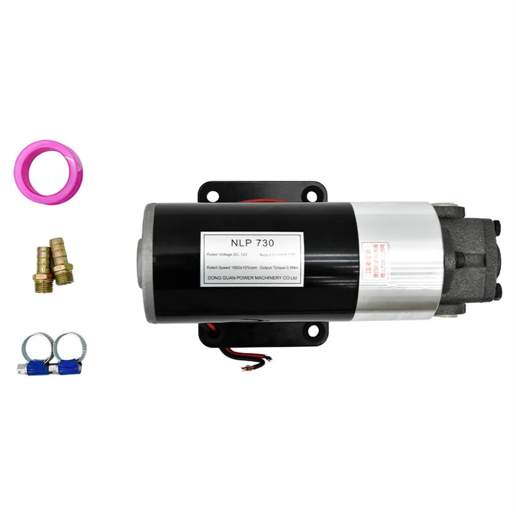 Hydraulic Gear Pump 10A/11A/12A/13A Electric Diesel Oiler Micro Oil Small 1800rpm100W DC12V/DC24V/AC220V(DC24V ROP-10A)