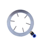 Spindle Cooling Ring Metal Stone Tool Cooling Device for Diameter Spindle Hose Water Spray Ring(Chocolate)