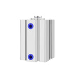 Compact Cylinder SDA20 SDA25 SDA32 SDA40 SDA50 SDA63 Stroke 5 10 20 25 30 Double Acting Pneumatic Piston Cylinder(Storke 70mm,Bore 80mm)