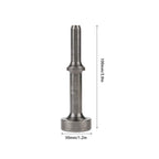 Smoothing Air Hammer, Length Impact Tool Air Hammer Bit Set Extended Special Alloy Steel Pneumatic Drifts Smoothing Air Hammer Bit, Glass Wood Stone for Metals(100mm)