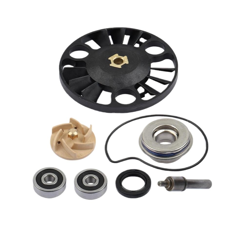 Water Pump Repair Kit Impeller Shaft Sealing Ring Bearing Compatible With Nexus Eu3 125cc Runner Vx 4T Eu3 125cc