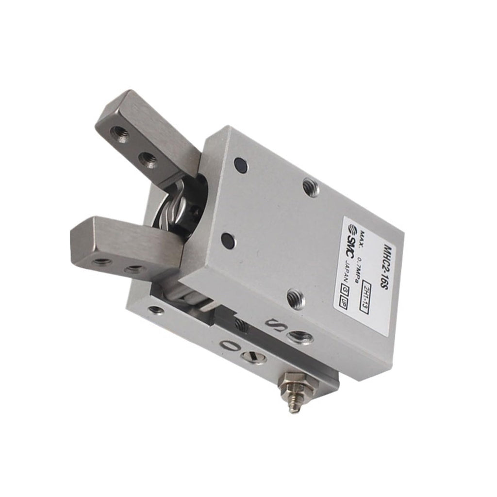 1pcs MHC2 Pneumatic Gripper Angular Type Air MHC2-10S MHC2-16S MHC2-20S MHC2-25S Aluminium Clamps Finger Cylinder(MHC2-16D)