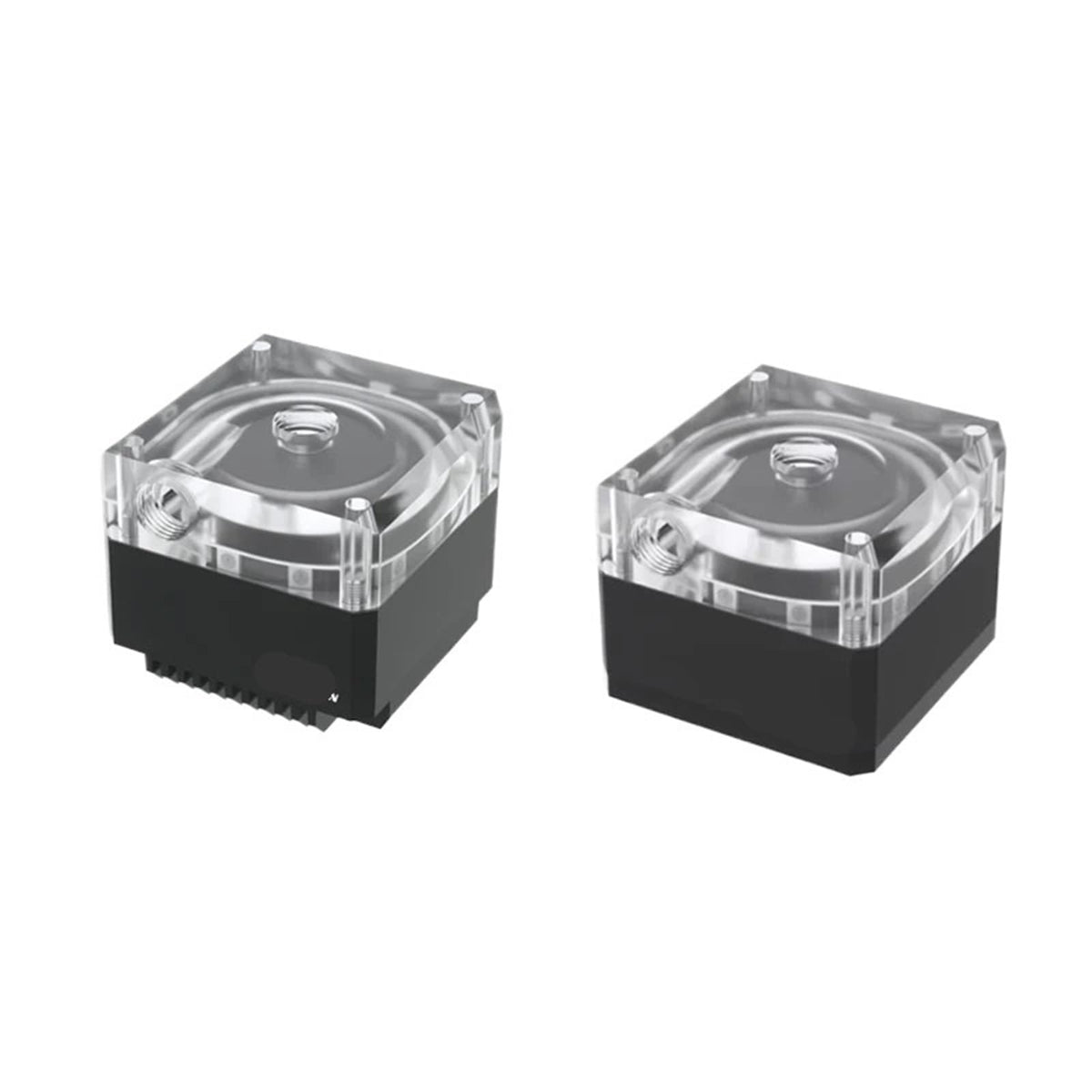 1pcs 17W DDC PWM Pump Through Hole Lift 5.5 Meters 960L/H 4000RPM Regulation Pump use for Distro Plate SPB17-T V2(SPB17-T V2 Black)