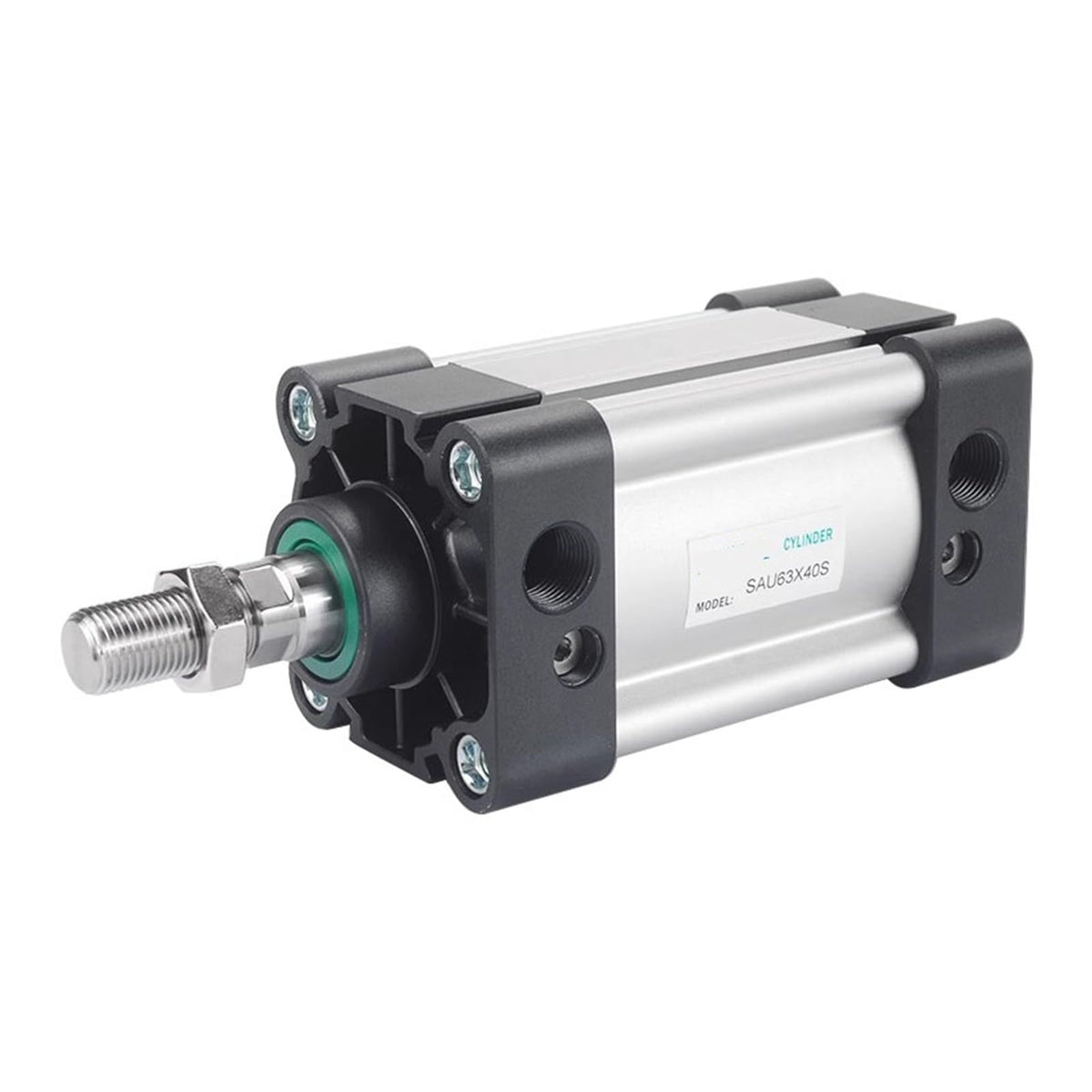 Standard Cylinder Stroke 25-1000mm with Magnet Double Acting Type SAU32 40 50 63 80 100mm bore(Stroke 400mm-S,SAU32 (Bore 32mm))