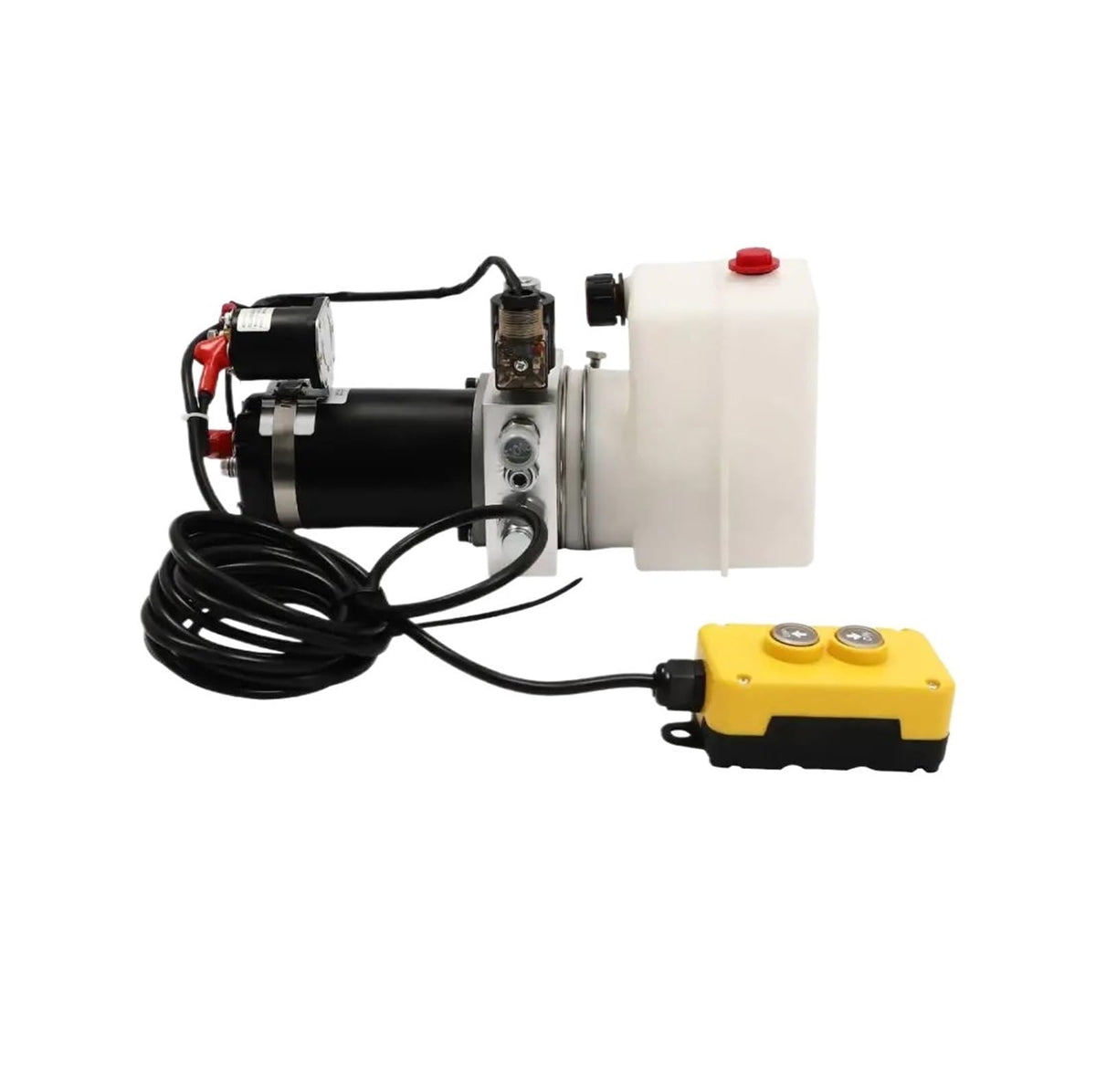 Hydraulic Pump for Dump Trailer Hydraulic Power Unit 12V DC Hydraulic Station Pump for Car Lifting Platforms Single Acting