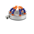 Spindle Cooling Ring Water Spray Cooler Engraving Machine Ring Stone Spindle Motor Tool Cooling Nozzle(Blue)
