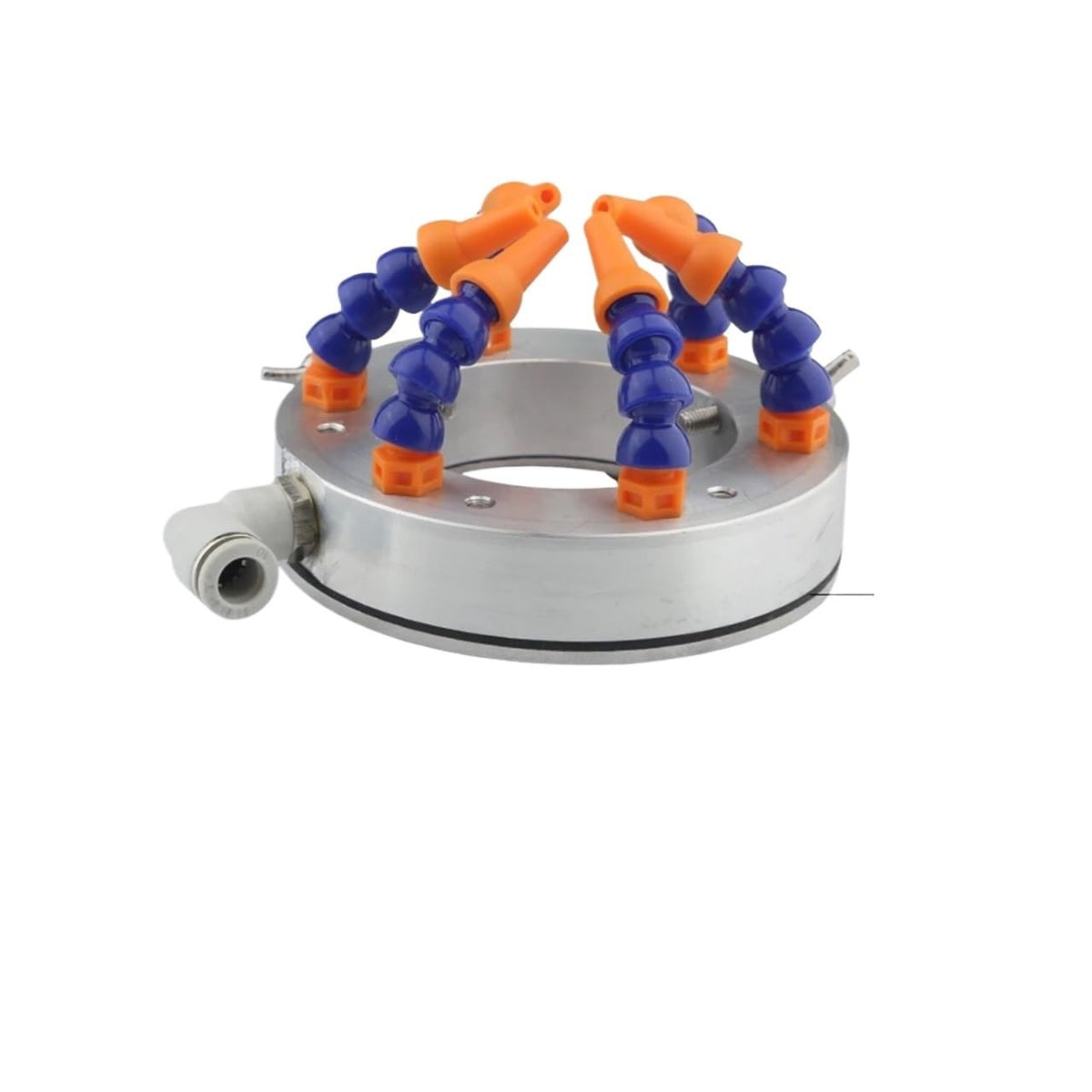 Spindle Cooling Ring Water Spray Cooler Engraving Machine Ring Stone Spindle Motor Tool Cooling Nozzle(Blue)