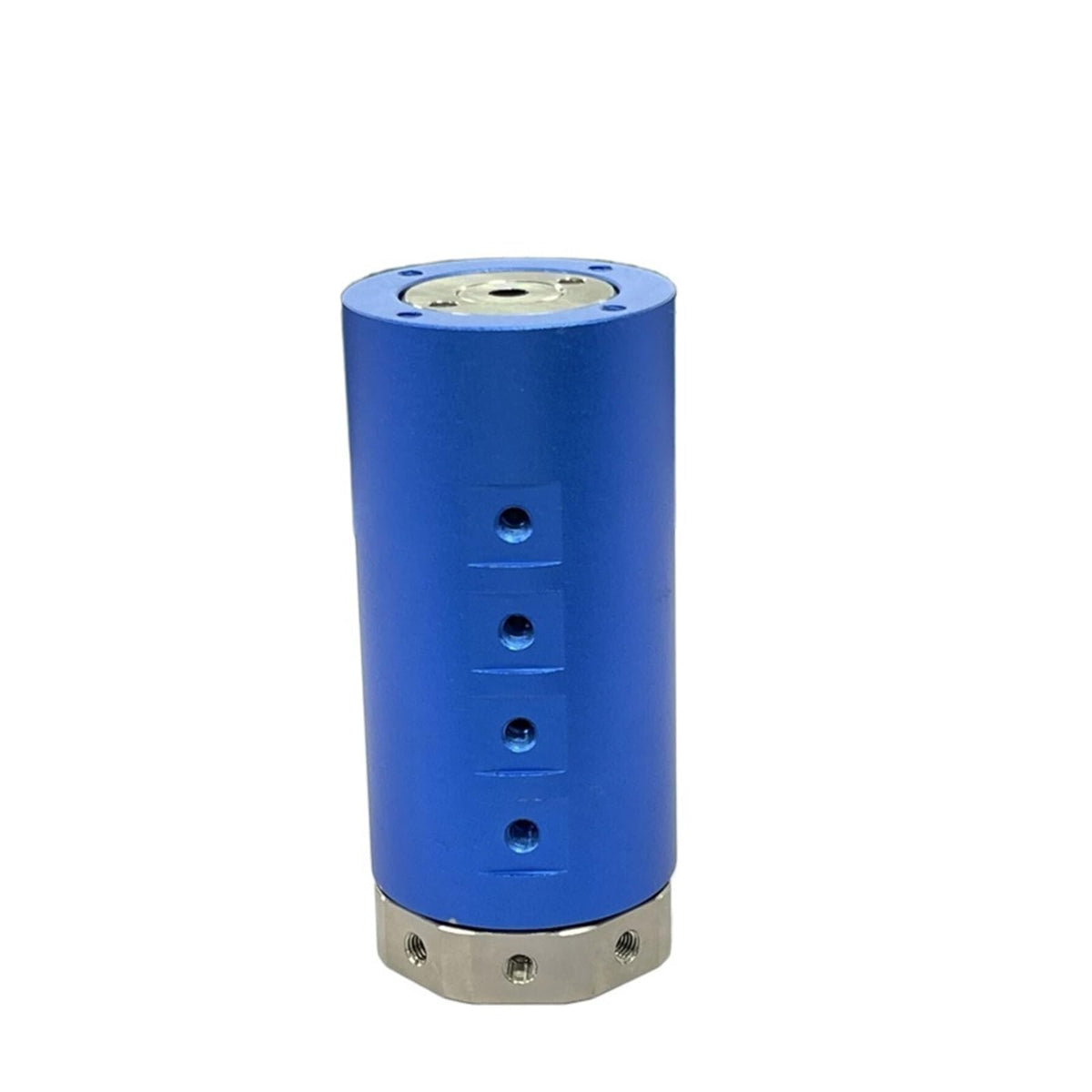 1 Pcs Pneumatic Rotary Joint High Speed Hollow 360 Degree Rotary Cylinder Ventilation Collector Ring Multi-Way Slip Ring Thread(6 in and 6 Out M5)