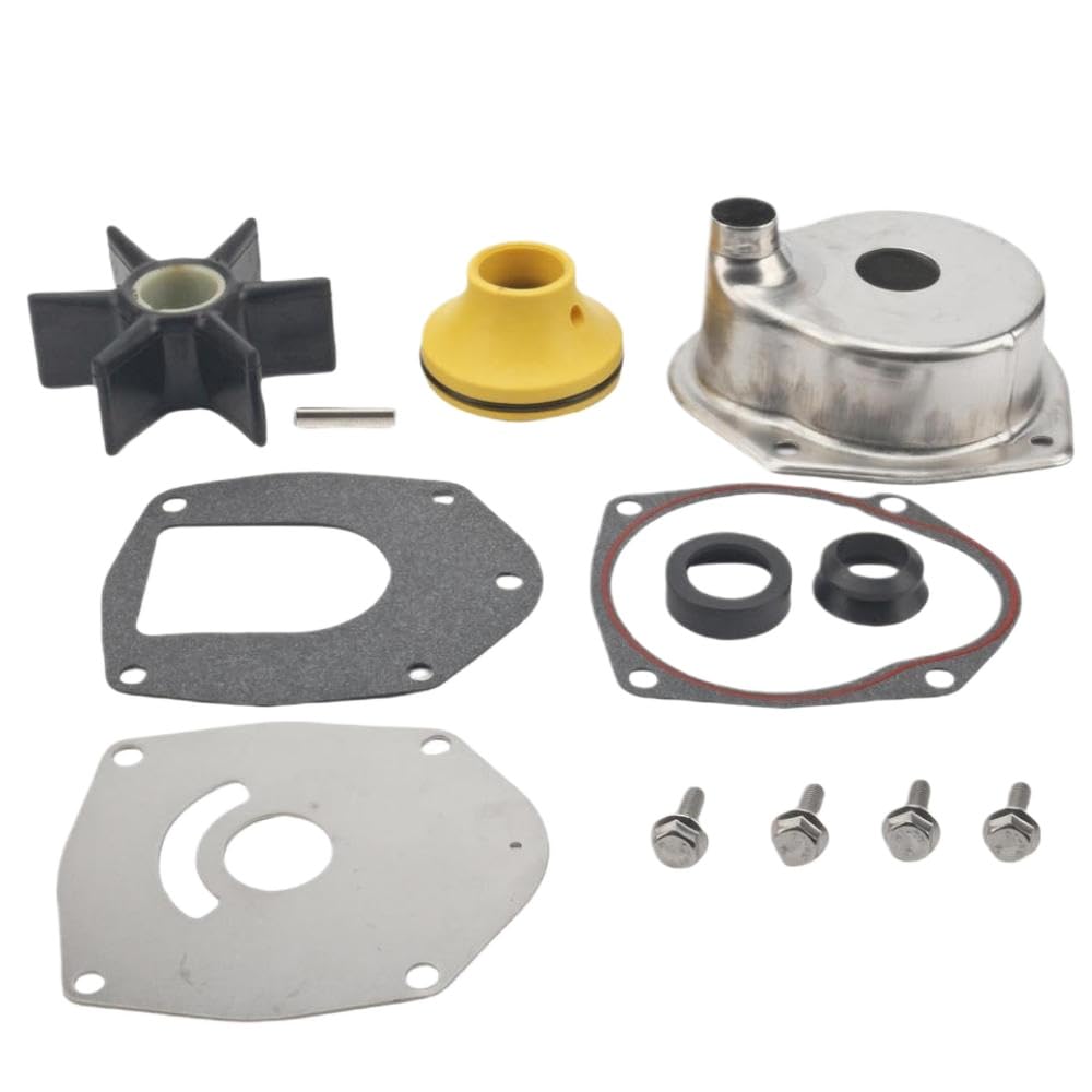 Outboard Engine Water Pump Repair Service Kit 817275A08 817275A2 18-3406 Fits 65 70 75 80 90 125 200 225 Models Compatible With Various Outboard Motors