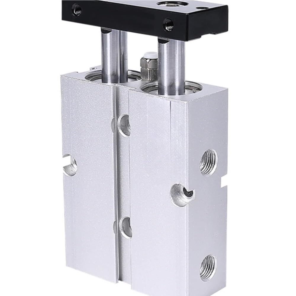 1pc Dual Axis Double Output Pneumatic Accessorie, Guide Rod Type Double Guide Cylinder TN10 Model(10x20mm)