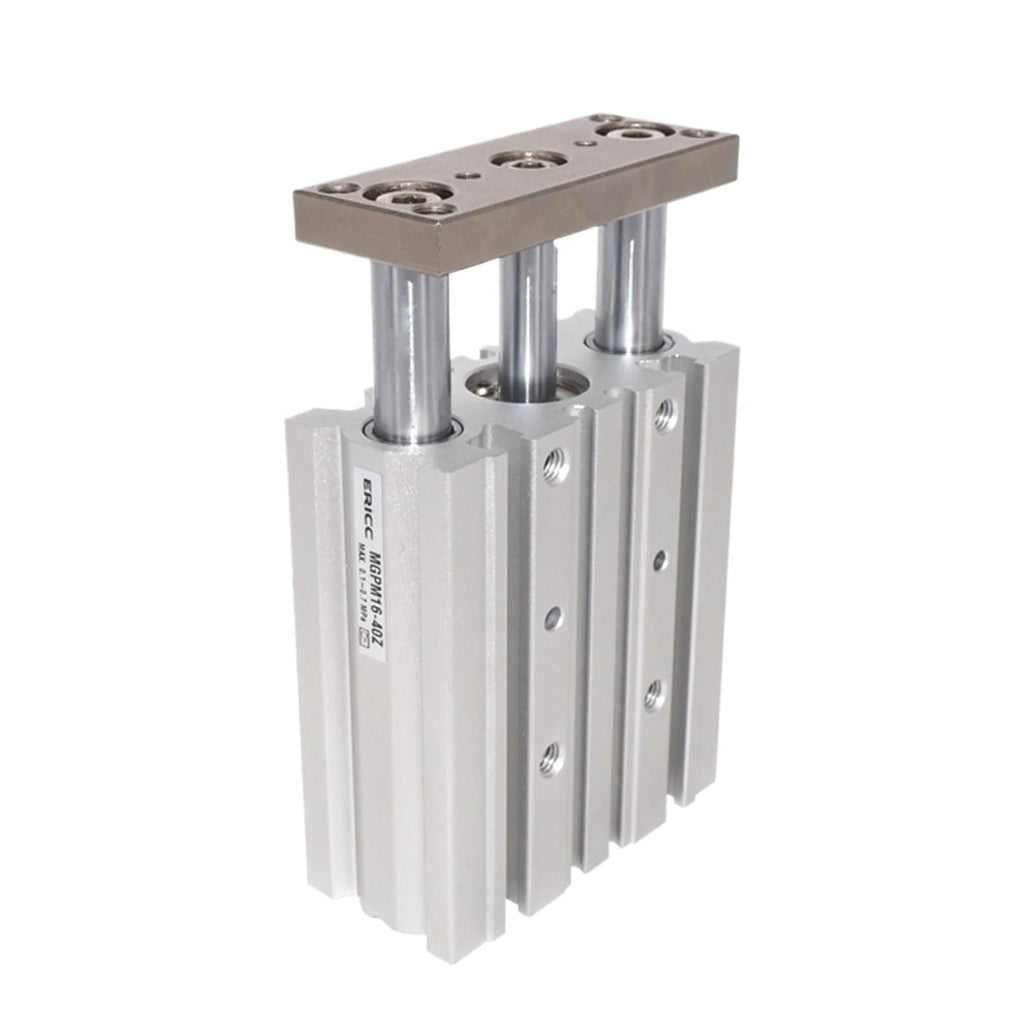 Compact Guide Cylinder Thin Three axis air Pneumatic Cylinder with Guide Rod bore 50mm Stroke 25-150mm MGPL50(100mm Stroke,MGPL50)
