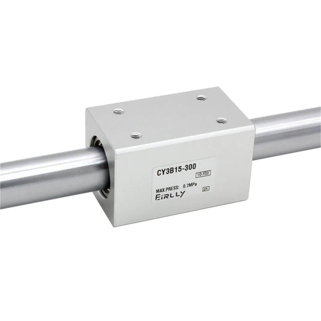 CY3B Series Magnetically Coupled Rodless Cylinder bore 15mm high Pressure Aluminum Alloy Pneumatic air Cylinder CY3B15-100/1000(CY3B15-200)