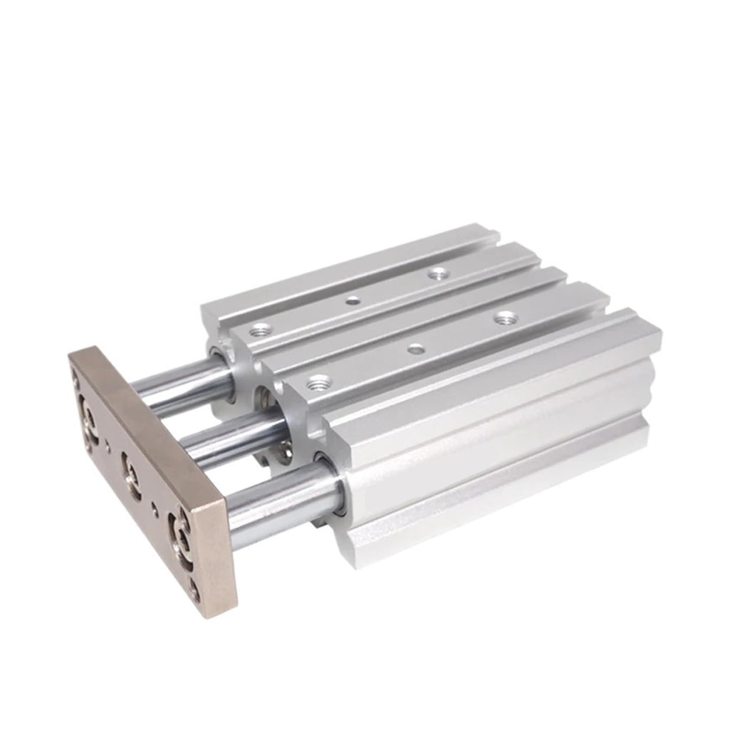 Compact Guide Thin Three axis air Pneumatic Cylinder with Guide Rod MGPM bore 25 mm Stroke 10-200mm MGPL25(125mm Stroke,MGPL25)