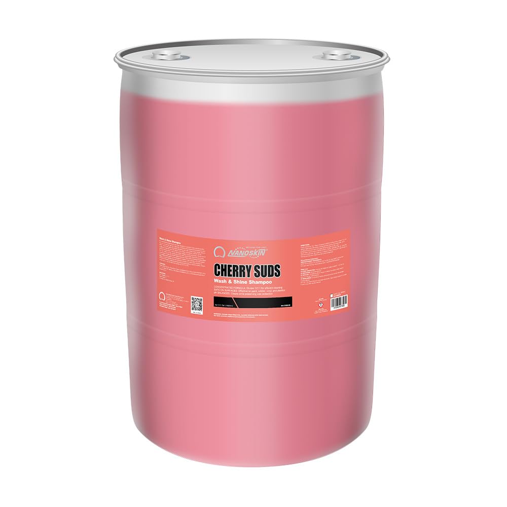 Nanoskin CHERRY SUDS Car Wash Shampoo for Foaming, 30 Gallon