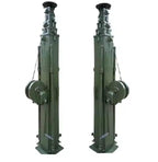 4m to 35m Manual Wind Up Telescopic Light Antenna Tower Mast with Tripod Outdoor Lighting