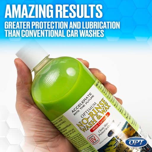 Optimum (NRWW2012G4) No Rinse Wash & Wax - 1 Gallon, (Case of 4)