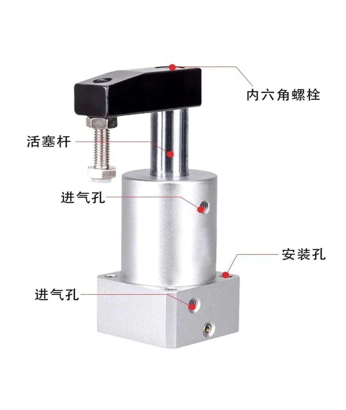 Small Pneumatic Angle Cylinder rotates 90 Degrees ACKL/R25 32 40 50 63X90(ACKL50X90)