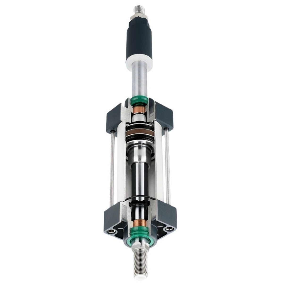 1pcs Series Bore32/40/50/63/80/100 Pneumatic Air Cylinder Dual-axis Double Acting Type(Bore40mm,Stroke200-50)