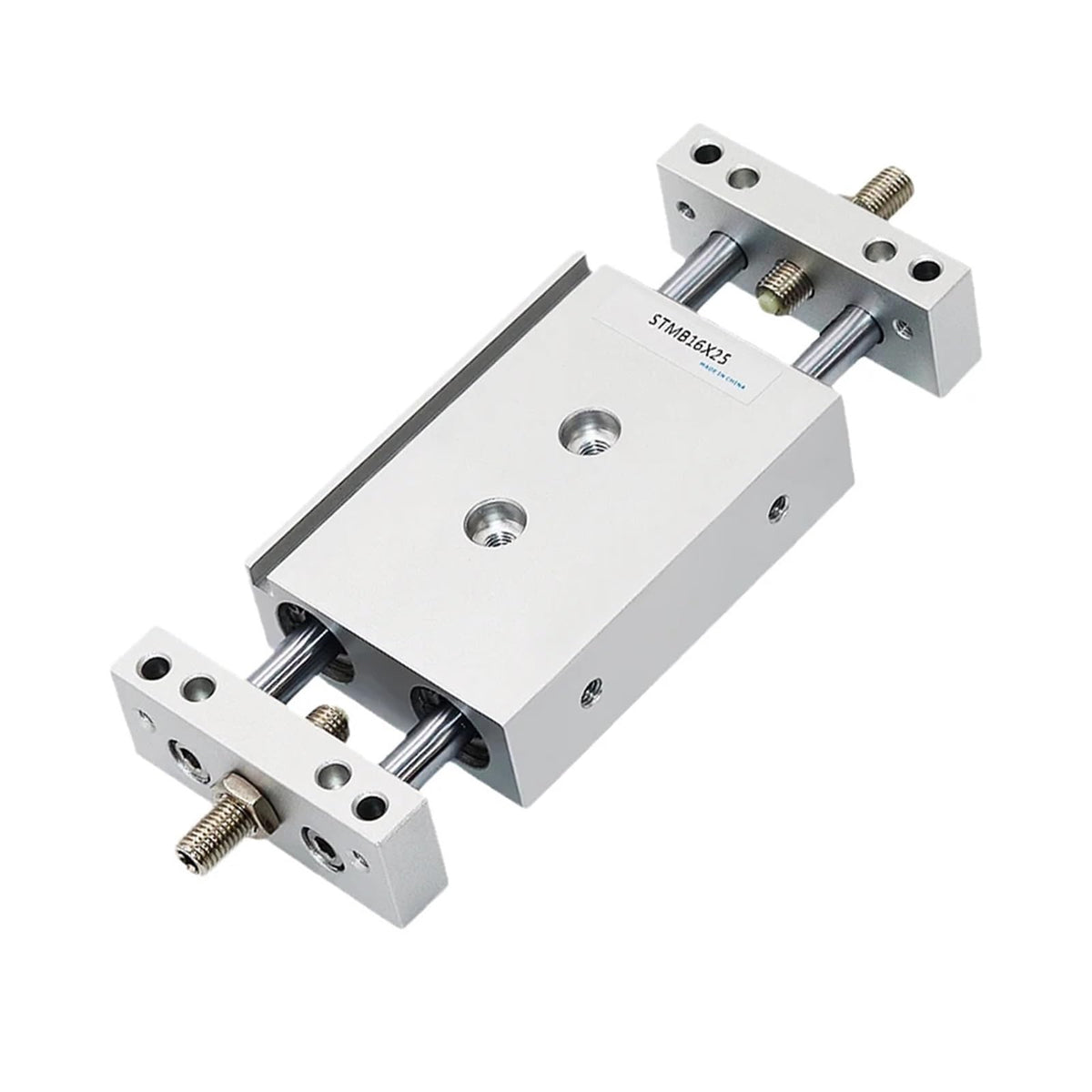 Small Pneumatic Sliding Table Double Shaft Double Rod Cylinder STMB10 16 20 25 Stroke 25 50 75 100 125 150 175 200 250 300(Stroke 150mm)