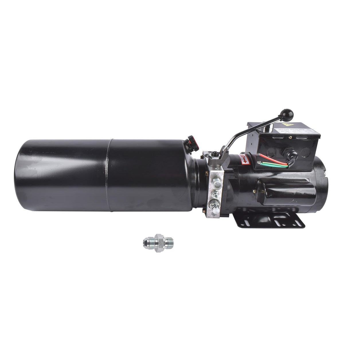 10 Quart/ 2.64 Gal Car Lift Hydraulic Pump Hydraulic Power Unit Single Acting 110V w/ 10L Steel Tank 2.2 KW 3400 RPM