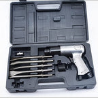 Air Hammer 190 Pneumatic Shovel Air Chisel Rust Remover Wind Pick Brake Pad Derusting Tools with 5 Head Plastic Case