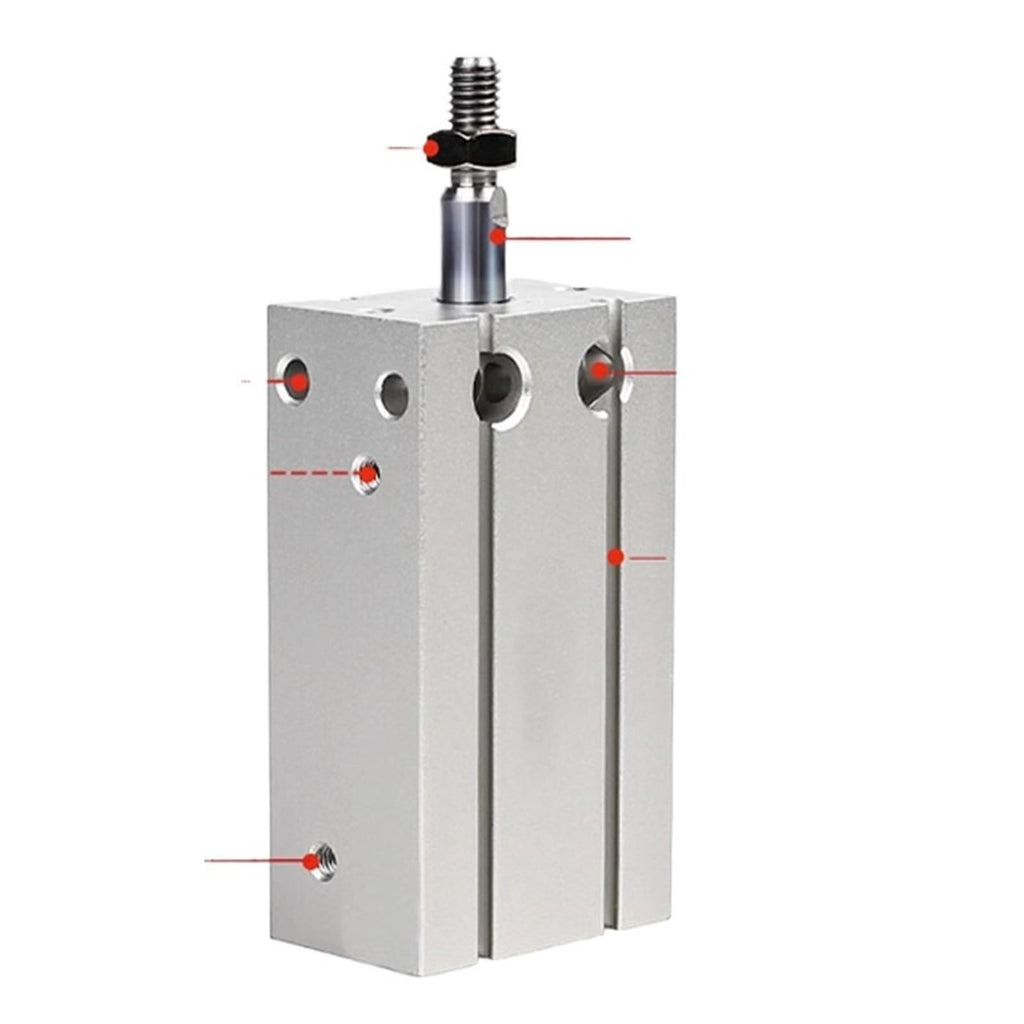 Multi-Position Fixed MD6/10/16 * 5X10SX15SX25X30SX40X50SX60-S Aluminum Alloy Air Pneumatic Cylinder(MD16x20S)