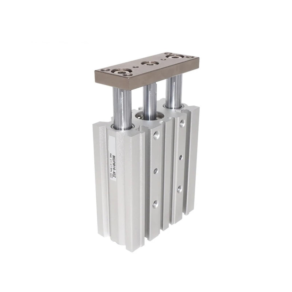 Compact Guide Cylinder Thin Three axis air Pneumatic Cylinder with Guide Rod bore 32 mm Stroke 25-400mm(200mm Stroke,MGPM32)