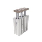Compact Guide Cylinder Thin Three axis air Pneumatic Cylinder with Guide Rod bore 32 mm Stroke 25-400mm(200mm Stroke,MGPM32)