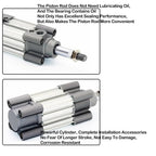CP96SDB CP96SDB32 CP96SDB40 CP96SDB50 Series Standard Pneumatic Cylinder Bore 32mm/40mm/50mm/63mm/80mm/100mm Stroke 25-350mm Air Piston Double Acting(Stroke 200mm,Bore 32mm)