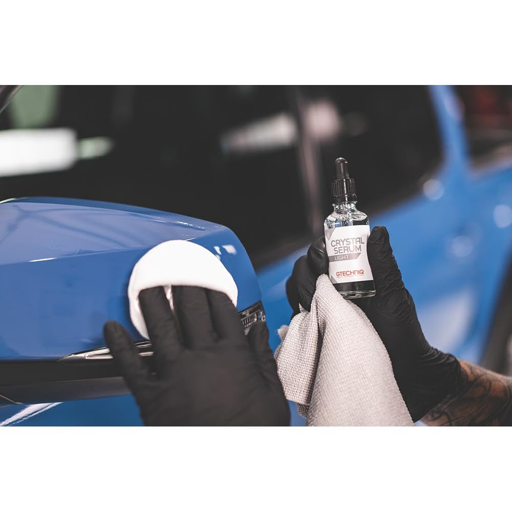 The Rag Company Gtechniq CSL Ceramic Coating & EXO 50 ml No Soak Coating Applicator Kit Bundle