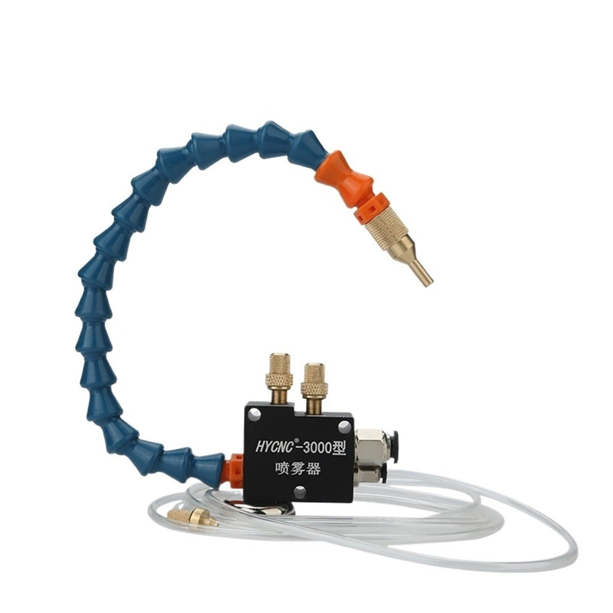1pcs Pump Oil Mist Sprayer 3L Oil Tank Lubrication Spray System Metal Cutting Cooling Atomizer Transparent Water Tank(General model,Machine tool set 01)