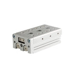 Pneumatic Air Cylinder Pneumatic Series Rail Slide Air Cylinder MXS16-10 MXS16-20 MXS16-30 MXS16-40 MXS16-50 MXS16-75 MXS16-100 MXS16-125 Double Acting (Color : MXS16-100) (Mxs16)