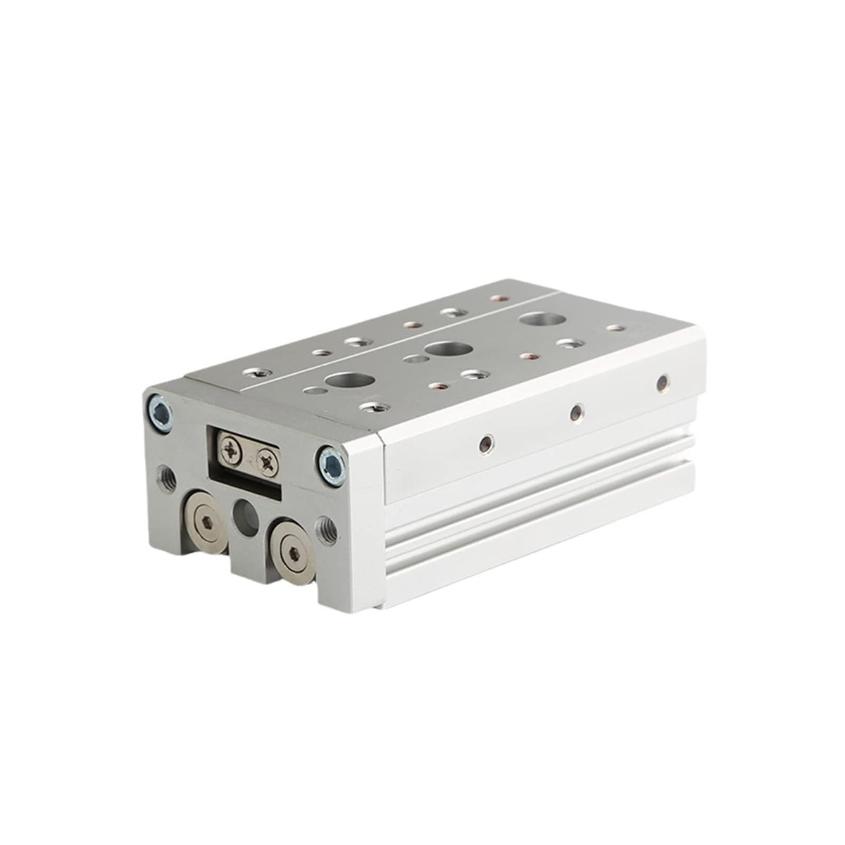 Pneumatic Air Cylinder Pneumatic Series Rail Slide Air Cylinder MXS16-10 MXS16-20 MXS16-30 MXS16-40 MXS16-50 MXS16-75 MXS16-100 MXS16-125 Double Acting (Color : MXS16-100) (Mxs16)