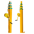 Up To 30' Telescoping Mast - Push Pole For Telecommunications Cameras Flag Light Tower Antenna(3M)