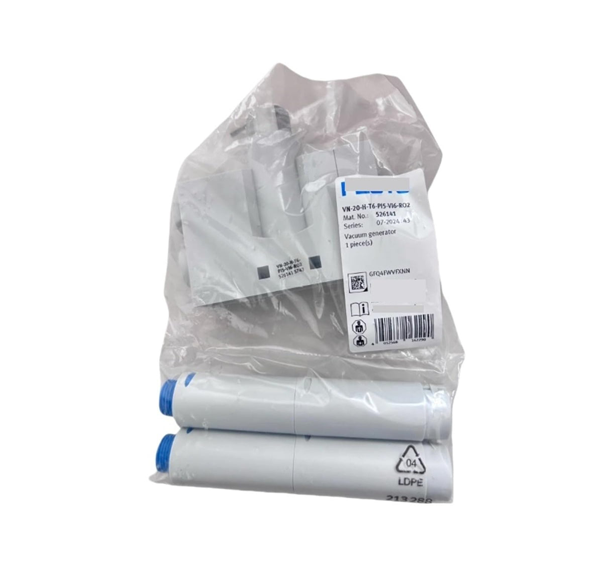 VN-20-H-T6-PI5-VI6-RO2 526141 Pneumatic Vacuum Generator Vacuum Ejector