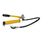 Low Pressure Single Speed Manual Hydraulic Pump, 60-70MPa 400cc Oil for Small Lifting Tasks(CP-600 with Pressure Gauge)