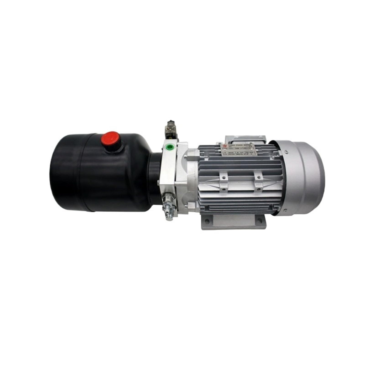 1pcs Electric Hydraulic Pump 220v Single Acting AC Horizontal Hydraulic Power Unit Complete System Lifting Platform Oil Pump(Brushed)