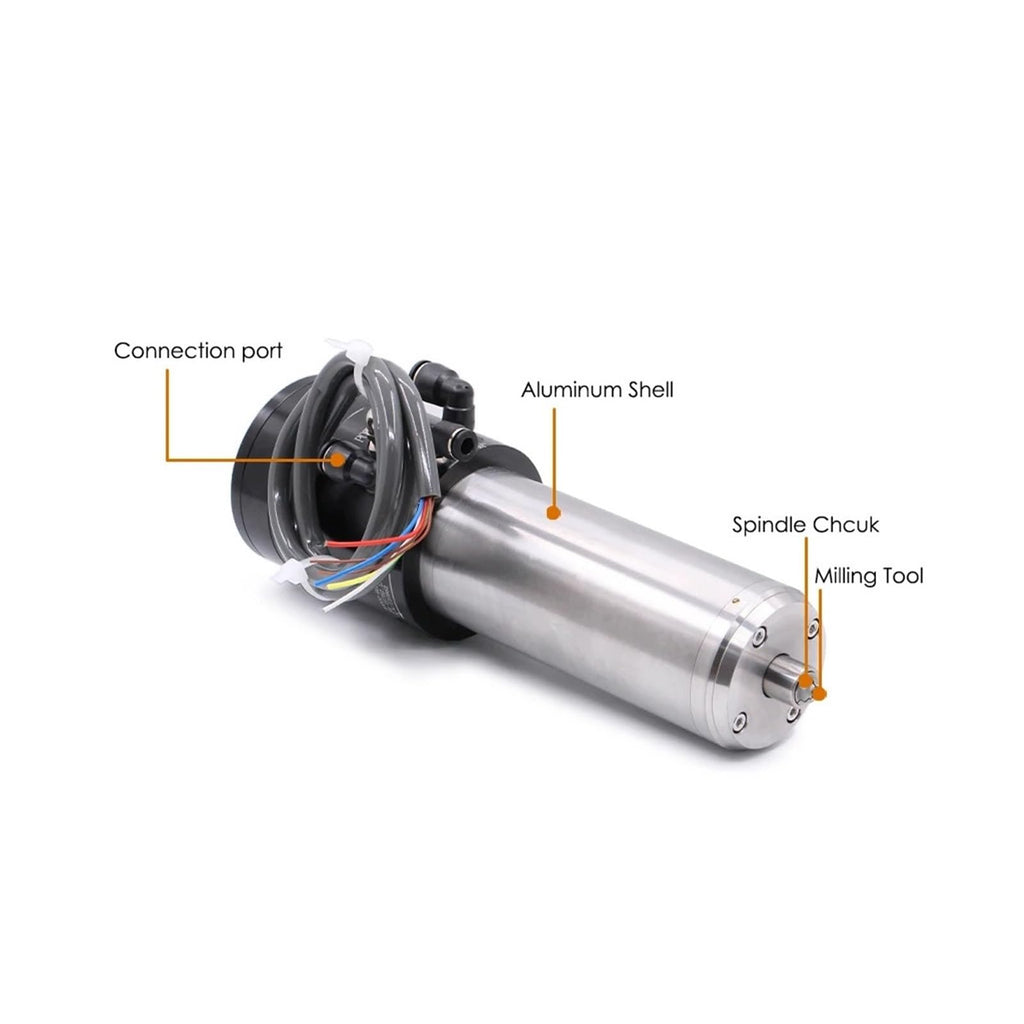 1.8kW 220V ATC Water Cooled Spindle Motor Automatic Tool Change 10000-60000rpm 3.175mm, 4mm, 6mm(4mm)