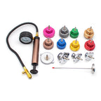 Water Tank Leak Detector Radiator Pressure Tester Pump Leak Cooling System Checker 14 pcs