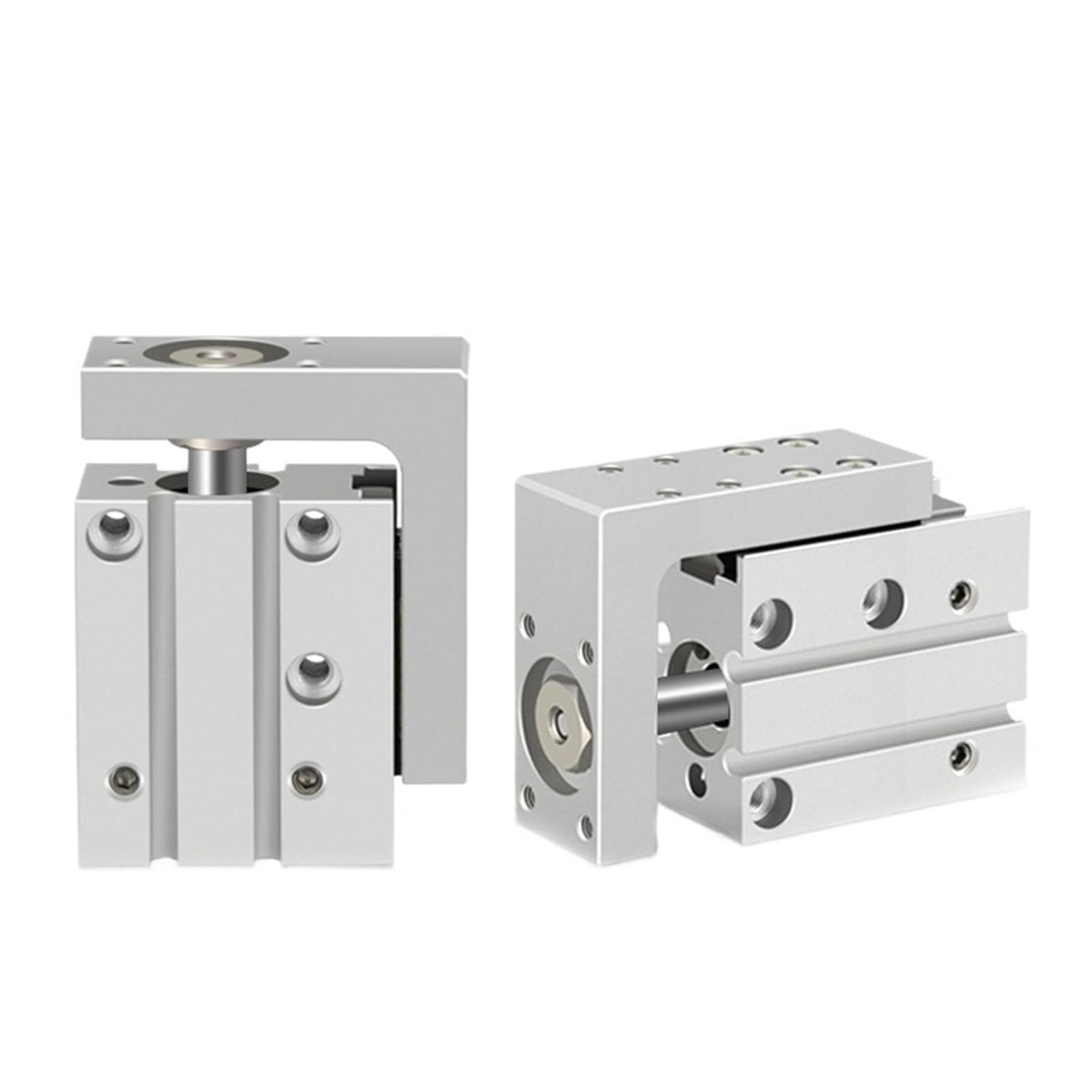 1pcs MXH HLH MXH6 MXH10 MXH16 MXH20 Precision Pneumatic Cylinder Linear Side Rail Guide Rod(MXH16,60mm Stroke)
