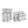 1pcs MXH HLH MXH6 MXH10 MXH16 MXH20 Precision Pneumatic Cylinder Linear Side Rail Guide Rod(MXH6,20mm Stroke)