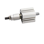 SDAJ40/50/63mm Cylinder Diameter Double Acting Piston Tool Aluminum Alloy Adjustable Stroke Compact Thin Air Cylinder Without Magnet(Without Magnet 75-50,Bore 63mm)